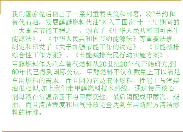 开创替代能源新局面