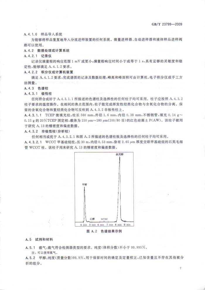 车用甲醇汽油M85国家标准